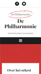 Mobile Screenshot of dephilharmonie.nl